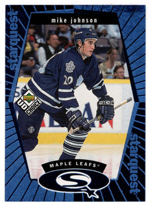 Mike Johnson - Toronto Maple Leafs (NHL Hockey Card) 1998-99 Upper Deck Choice Starquest Blue # 27 Mint