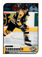 Sergei Samsonov - Boston Bruins (NHL Hockey Card) 1998-99 Upper Deck Choice Preview # 13 Mint