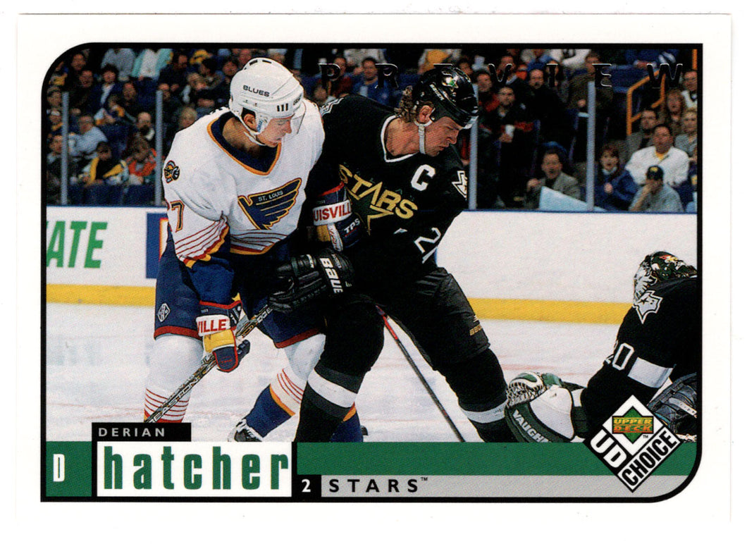 Derian Hatcher - Dallas Stars (NHL Hockey Card) 1998-99 Upper Deck Choice Preview # 65 Mint
