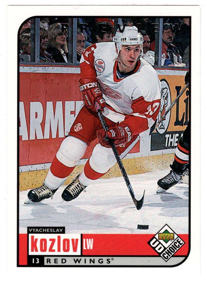Slava Kozlov Detroit Red Wings 1998 Stanley Cup Finals CCM