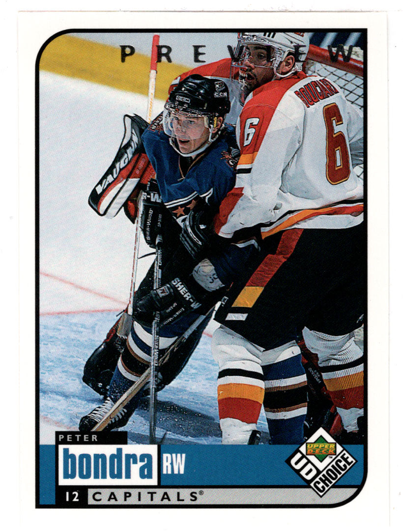 Peter Bondra - Washington Capitals (NHL Hockey Card) 1998-99 Upper Deck Choice Preview # 213 Mint