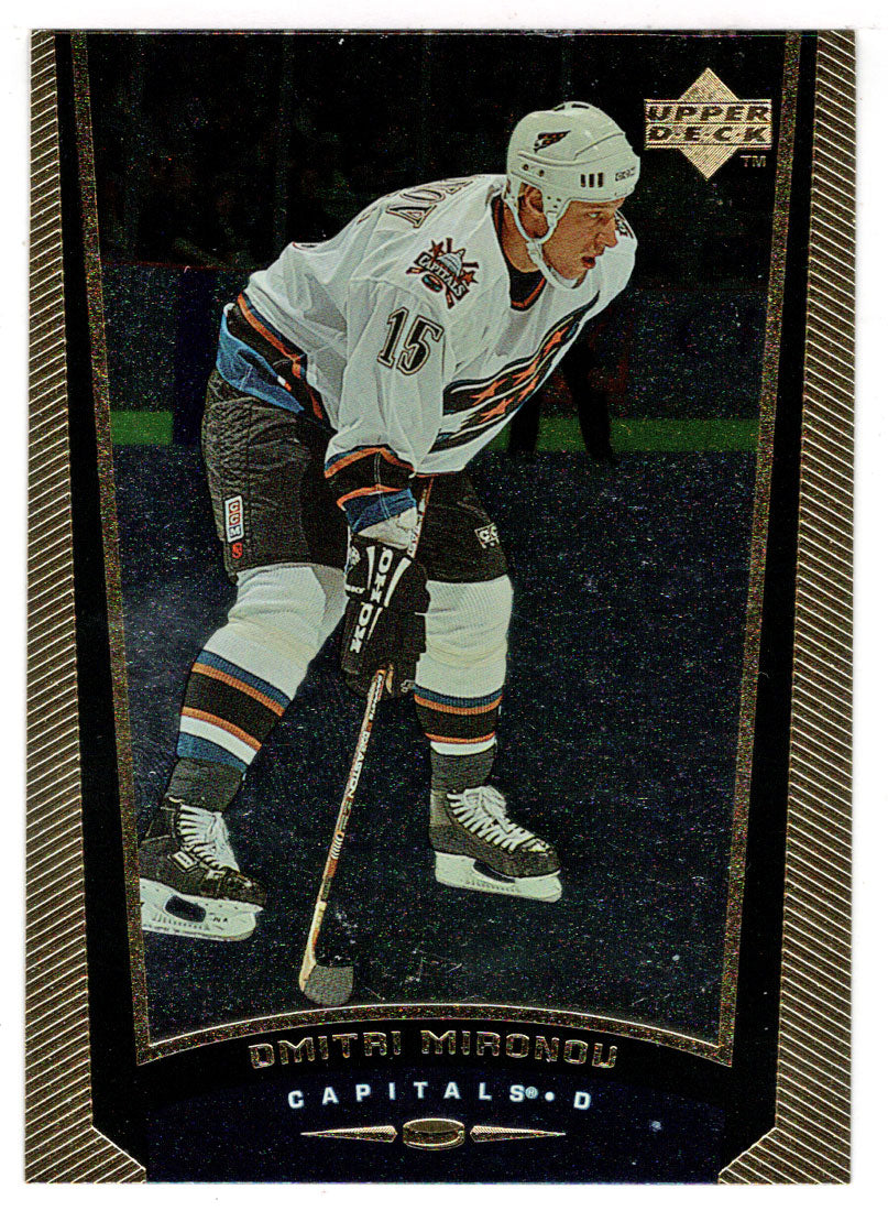 Dmitri Mironov - Washington Capitals (NHL Hockey Card) 1998-99 Upper Deck Gold Reserve # 385 Mint