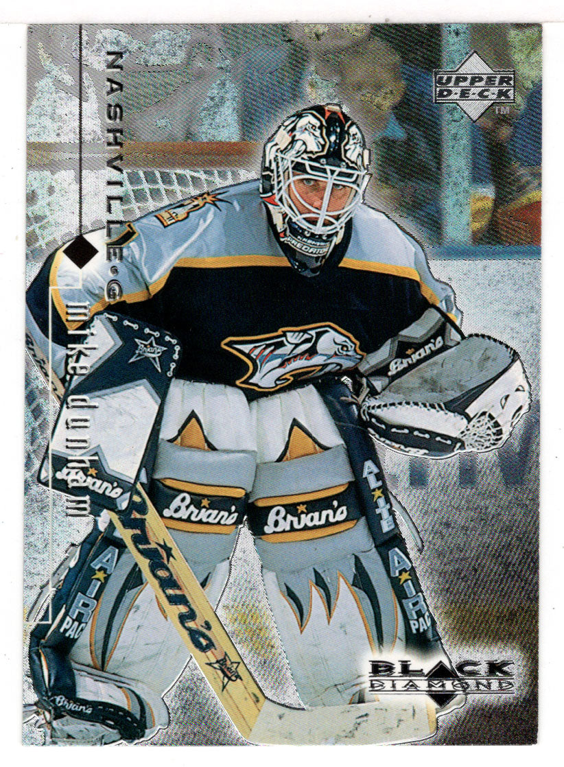 Mike Dunham - Nashville Predators (NHL Hockey Card) 1998-99 Upper Deck Black Diamond # 47 Mint