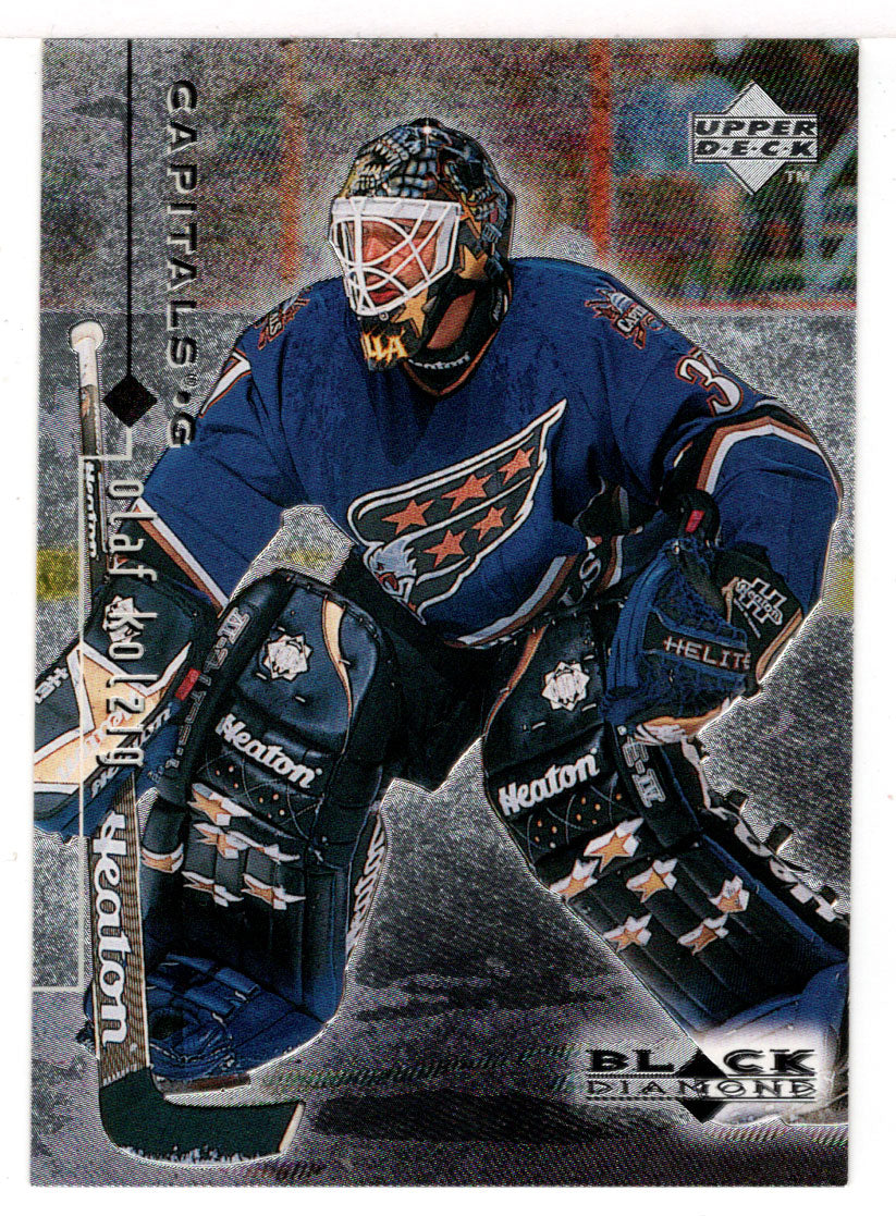 Olaf Kolzig - Washington Capitals (NHL Hockey Card) 1998-99 Upper Deck Black Diamond # 89 Mint