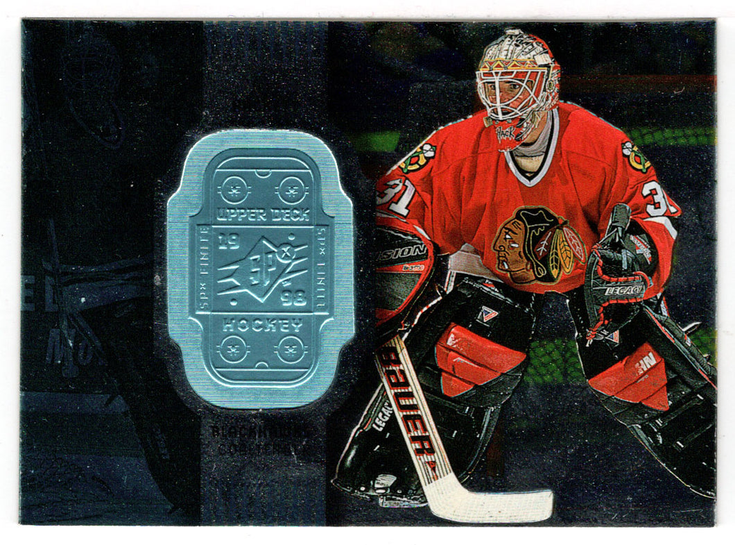 Jeff Hackett 2739/9500 Chicago Blackhawks (NHL Hockey Card) 1998-99 Upper Deck SPx # 21 Mint