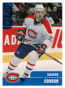 Shayne Corson - Montreal Canadiens (NHL Hockey Card) 1999-00 Be A Player Memorabilia # 29 Mint