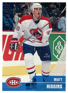 Matt Higgins - Montreal Canadiens (NHL Hockey Card) 1999-00 Be A Player Memorabilia # 36 Mint