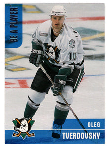 Oleg Tverdovsky - Anaheim Ducks (NHL Hockey Card) 1999-00 Be A Player Memorabilia # 140 Mint