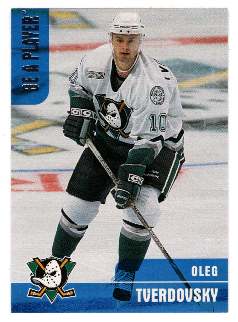 Oleg Tverdovsky - Anaheim Ducks (NHL Hockey Card) 1999-00 Be A Player Memorabilia # 140 Mint