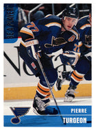 Pierre Turgeon - St. Louis Blues (NHL Hockey Card) 1999-00 Be A Player Memorabilia # 158 Mint