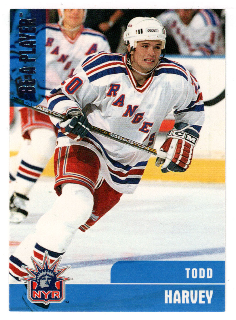 Todd Harvey - New York Rangers (NHL Hockey Card) 1999-00 Be A Player Memorabilia # 176 Mint