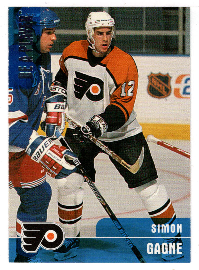 Simon Gagne - Philadelphia Flyers (NHL Hockey Card) 1999-00 Be A Player Memorabilia # 195 Mint