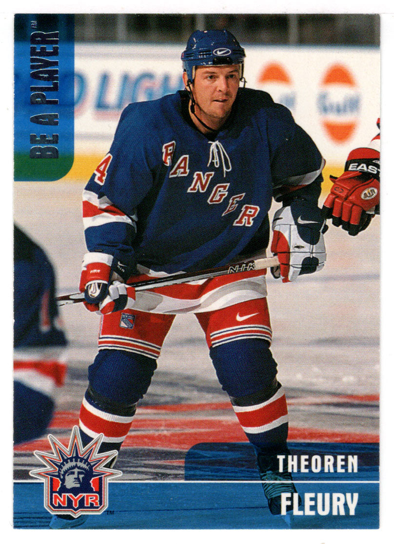 Theo Fleury - New York Rangers (NHL Hockey Card) 1999-00 Be A Player Memorabilia # 226 Mint