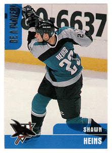 Shawn Heins RC - San Jose Sharks (NHL Hockey Card) 1999-00 Be A Player Memorabilia # 227 Mint