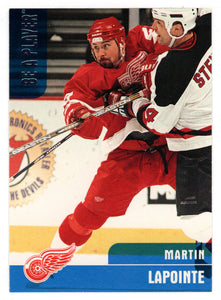 Martin Lapointe - Detroit Red Wings (NHL Hockey Card) 1999-00 Be A Player Memorabilia # 235 Mint