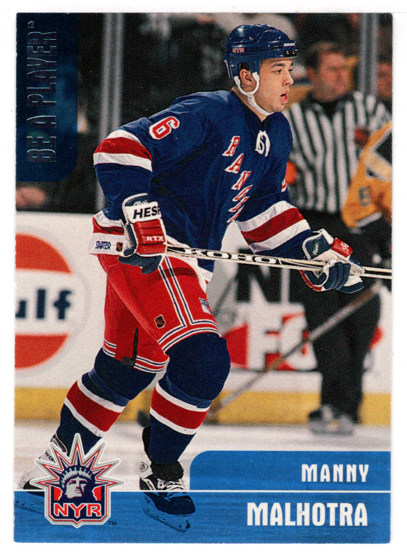 Manny Malhotra - New York Rangers (NHL Hockey Card) 1999-00 Be A Player Memorabilia # 240 Mint