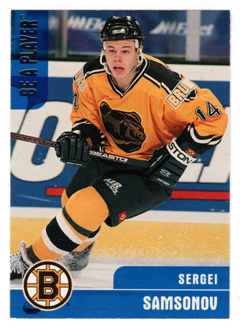 Sergei Samsonov - Boston Bruins (NHL Hockey Card) 1999-00 Be A Player Memorabilia # 280 Mint