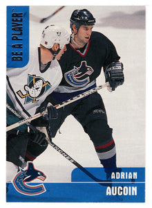 Adrian Aucoin - Vancouver Canucks (NHL Hockey Card) 1999-00 Be A Player Memorabilia # 292 Mint