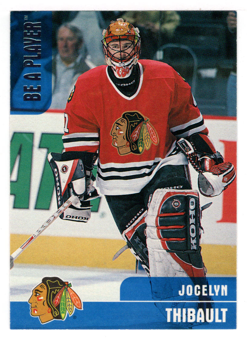 Jocelyn Thibault - Chicago Blackhawks (NHL Hockey Card) 1999-00 Be A Player Memorabilia # 293 Mint