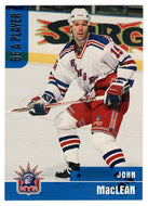 John MacLean - New York Rangers (NHL Hockey Card) 1999-00 Be A Player Memorabilia # 295 Mint