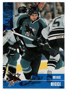 Mike Ricci - San Jose Sharks (NHL Hockey Card) 1999-00 Be A Player Memorabilia # 296 Mint