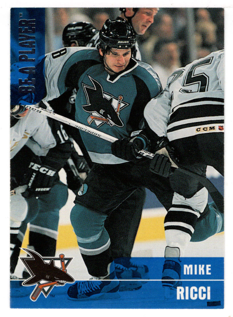 Mike Ricci - San Jose Sharks (NHL Hockey Card) 1999-00 Be A Player Memorabilia # 296 Mint