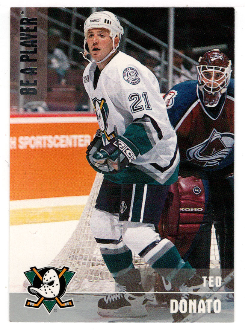 Ted Donato - Anaheim Ducks 938/1000 (NHL Hockey Card) 1999-00 Be A Player Memorabilia Silver Edition # 69 Mint