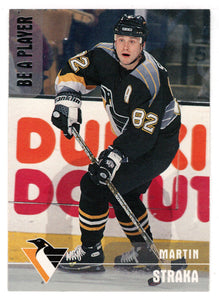 Martin Straka - Pittsburgh Penguins 286/1000 (NHL Hockey Card) 1999-00 Be A Player Memorabilia Silver Edition # 177 Mint