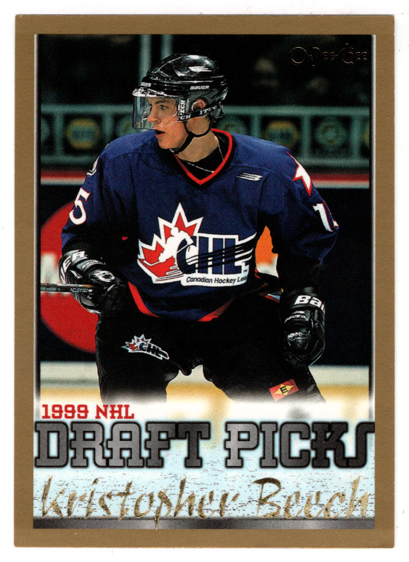 Kris Beech - 1999 Draft Picks (NHL Hockey Card) 1999-00 O-Pee-Chee # 260 Mint