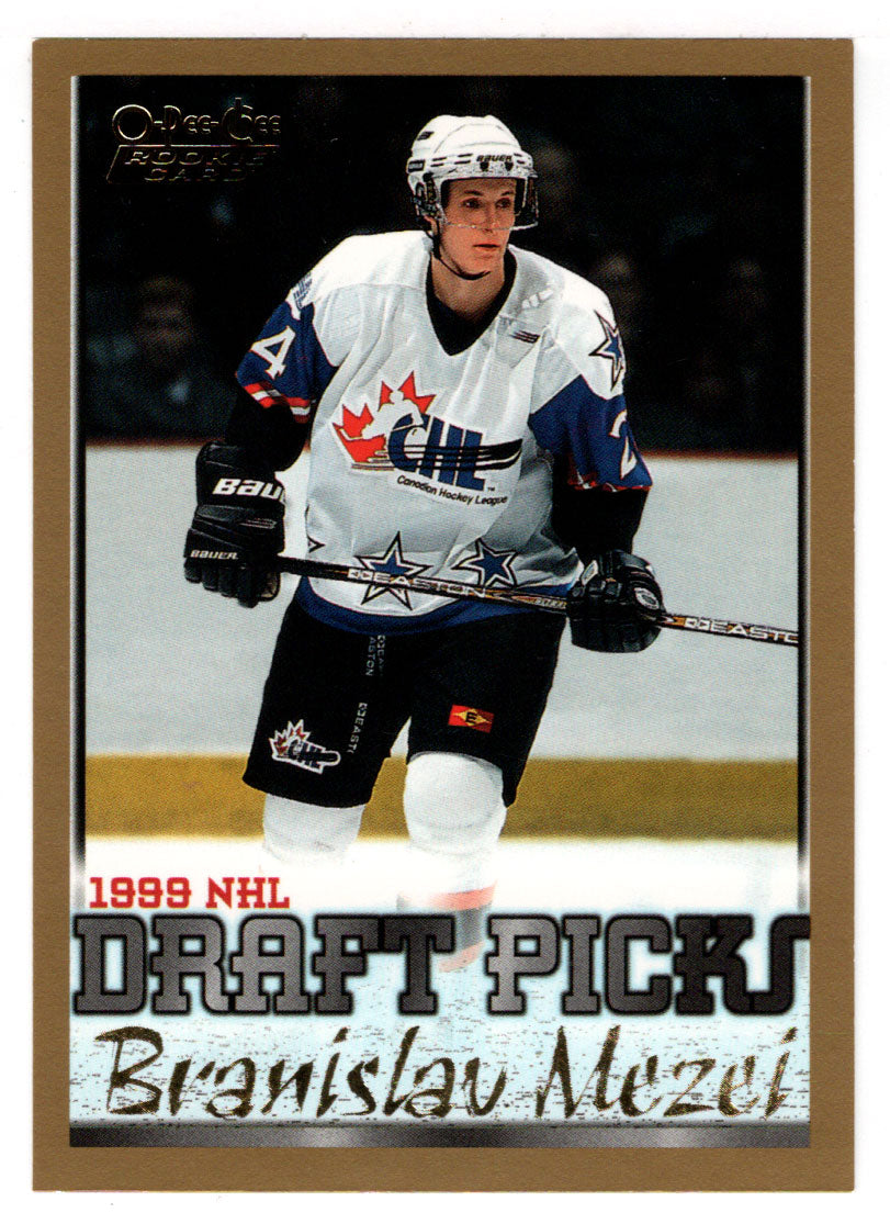 Branislav Mezei RC - 1999 Draft Picks (NHL Hockey Card) 1999-00 O-Pee-Chee # 269 Mint