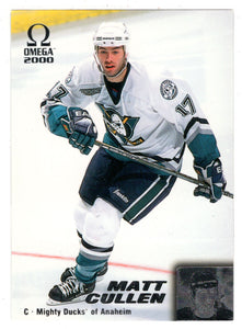 Matt Cullen - Anaheim Ducks (NHL Hockey Card) 1999-00 Pacific Omega # 1 Mint