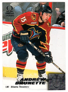 Andrew Brunette - Atlanta Thrashers (NHL Hockey Card) 1999-00 Pacific Omega # 9 Mint