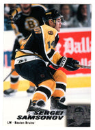 Sergei Samsonov - Boston Bruins (NHL Hockey Card) 1999-00 Pacific Omega # 21 Mint