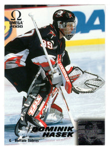 Dominik Hasek - Buffalo Sabres (NHL Hockey Card) 1999-00 Pacific Omega # 28 Mint