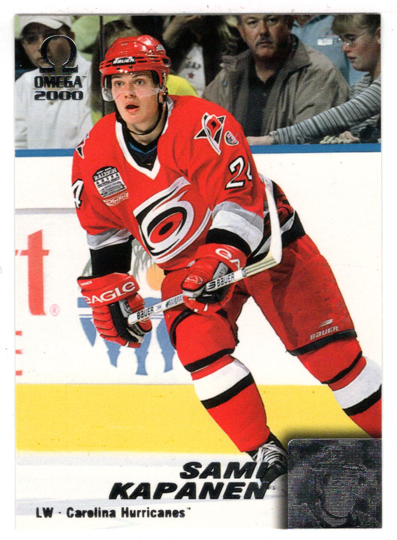 Sami Kapanen - Carolina Hurricanes (NHL Hockey Card) 1999-00 Pacific Omega # 46 Mint