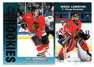 J-P Dumont - Marc Lamothe RC - Chicago Blackhawks (NHL Hockey Card) 1999-00 Pacific Omega # 58 Mint