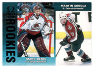 Marc Denis - Martin Skoula RC - Colorado Avalanche (NHL Hockey Card) 1999-00 Pacific Omega # 68 Mint