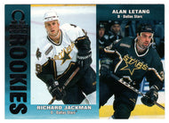Richard Jackman - Alan Letang RC - Dallas Stars (NHL Hockey Card) 1999-00 Pacific Omega # 79 Mint