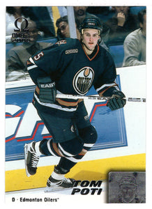 Tom Poti - Edmonton Oilers (NHL Hockey Card) 1999-00 Pacific Omega # 91 Mint
