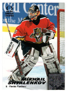 Mikhail Shtalenkov - Florida Panthers (NHL Hockey Card) 1999-00 Pacific Omega # 100 Mint