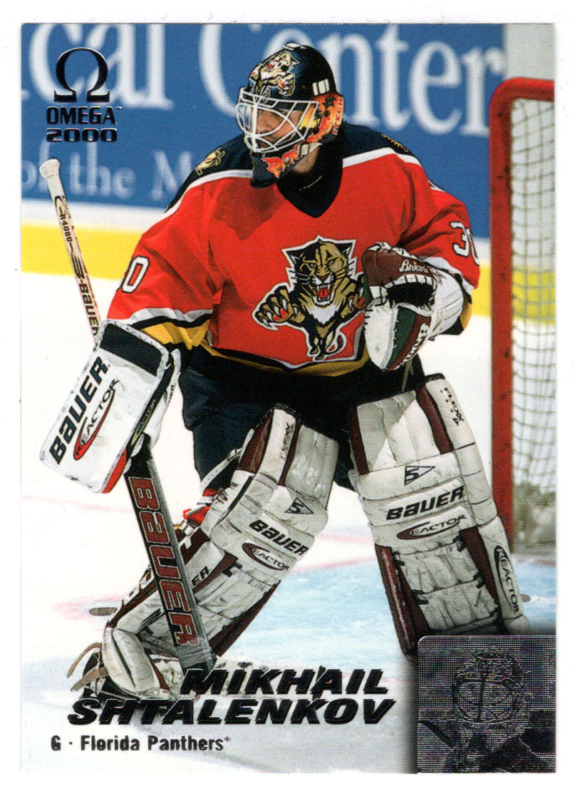 Mikhail Shtalenkov - Florida Panthers (NHL Hockey Card) 1999-00 Pacific Omega # 100 Mint