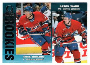 Mike Ribeiro - Jason Ward - Montreal Canadiens (NHL Hockey Card) 1999-00 Pacific Omega # 125 Mint