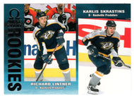Richard Lintner RC - Karlis Skrastins RC - Nashville Predators (NHL Hockey Card) 1999-00 Pacific Omega # 131 Mint