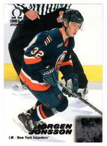 Jorgen Jonsson RC - New York Islanders (NHL Hockey Card) 1999-00 Pacific Omega # 142 Mint