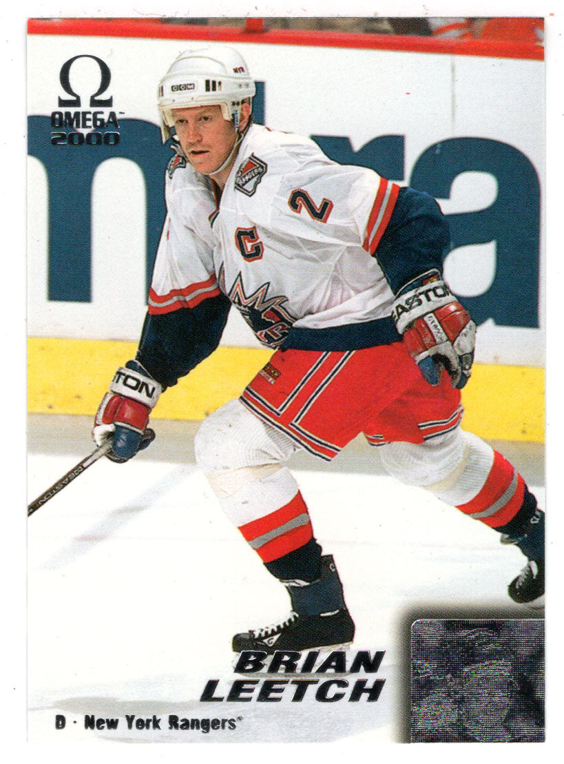 Brian Leetch - New York Rangers (NHL Hockey Card) 1999-00 Pacific Omega # 151 Mint