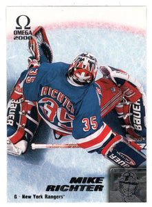 Mike Richter - New York Rangers (NHL Hockey Card) 1999-00 Pacific Omega # 153 Mint