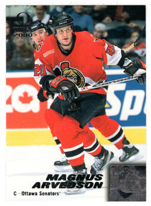 Magnus Arvedson - Ottawa Senators (NHL Hockey Card) 1999-00 Pacific Omega # 157 Mint