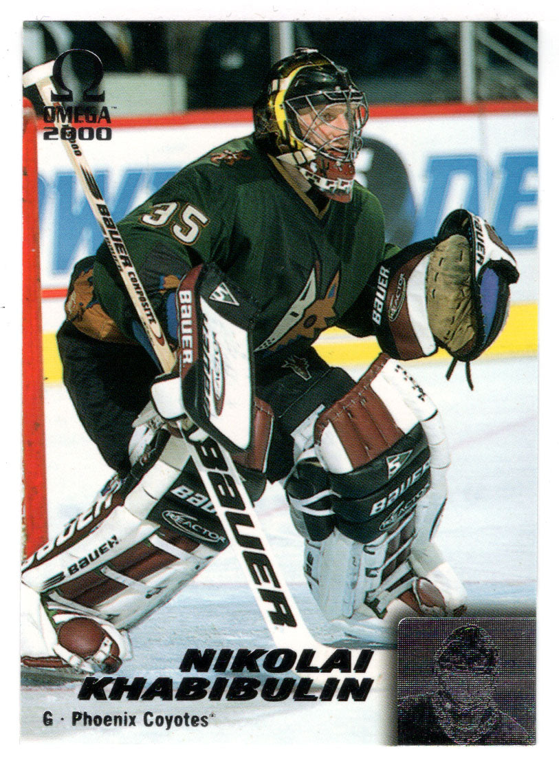 Nikolai Khabibulin - Phoenix Coyotes (NHL Hockey Card) 1999-00 Pacific Omega # 182 Mint