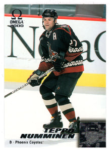 Teppo Numminen - Phoenix Coyotes (NHL Hockey Card) 1999-00 Pacific Omega # 183 Mint