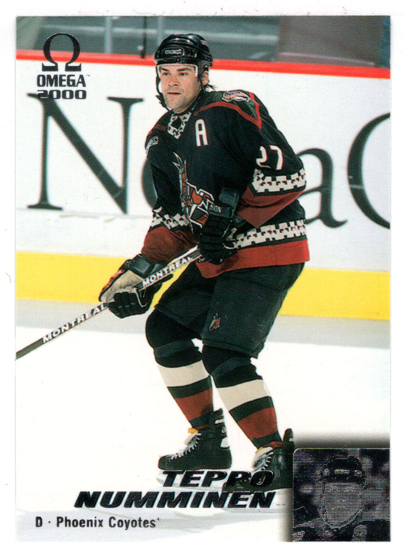 Teppo Numminen - Phoenix Coyotes (NHL Hockey Card) 1999-00 Pacific Omega # 183 Mint